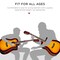 Best Choice Products Beginner Acoustic Electric Guitar Starter Set 41in w/ Wood Cutaway Design, Gig Bag